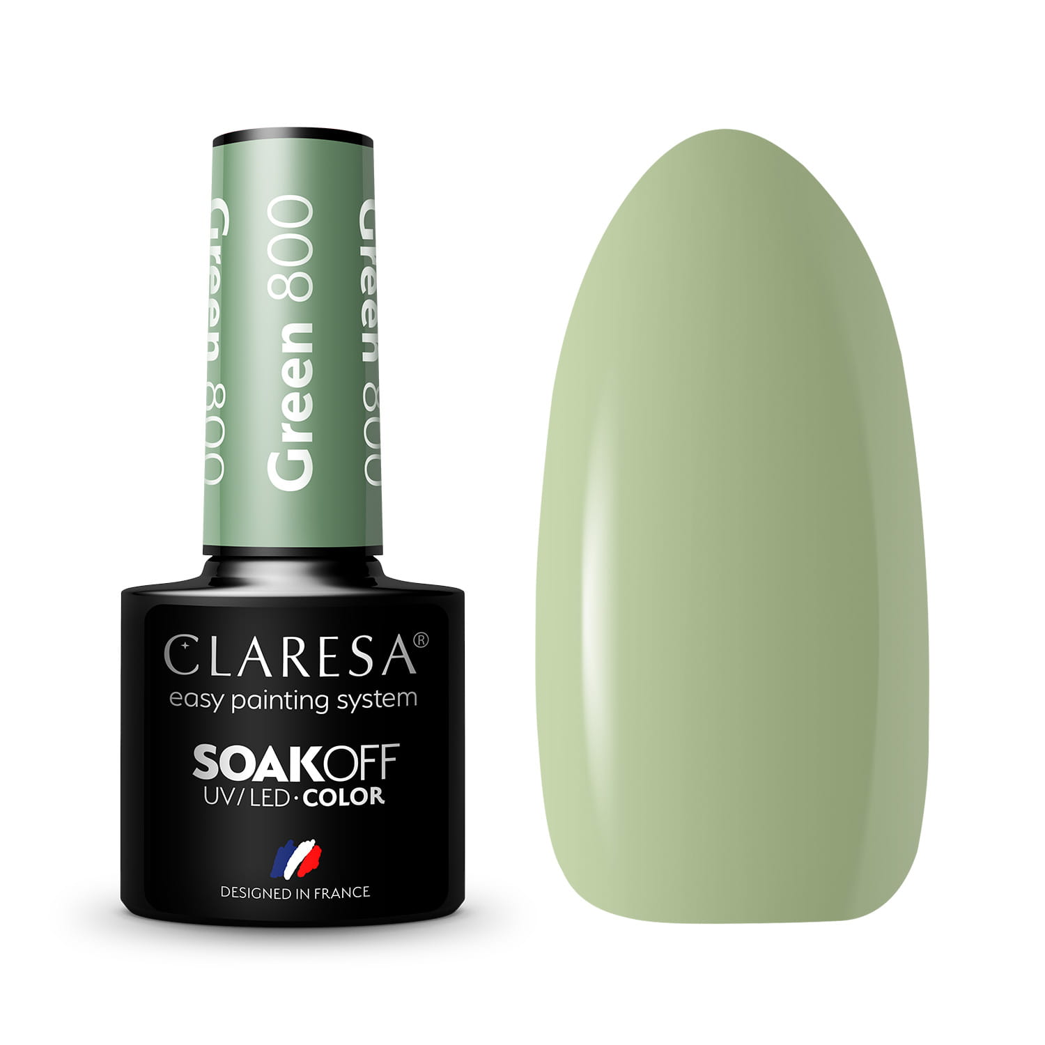 Claresa Green Hybrid Varnish No 800, 5 г