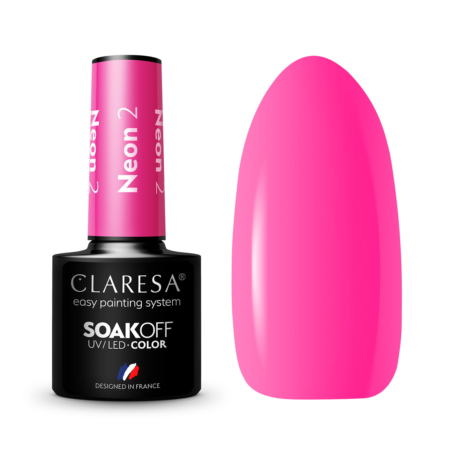 Claresa Neon Hybrid Varnish No. 2, 5 g