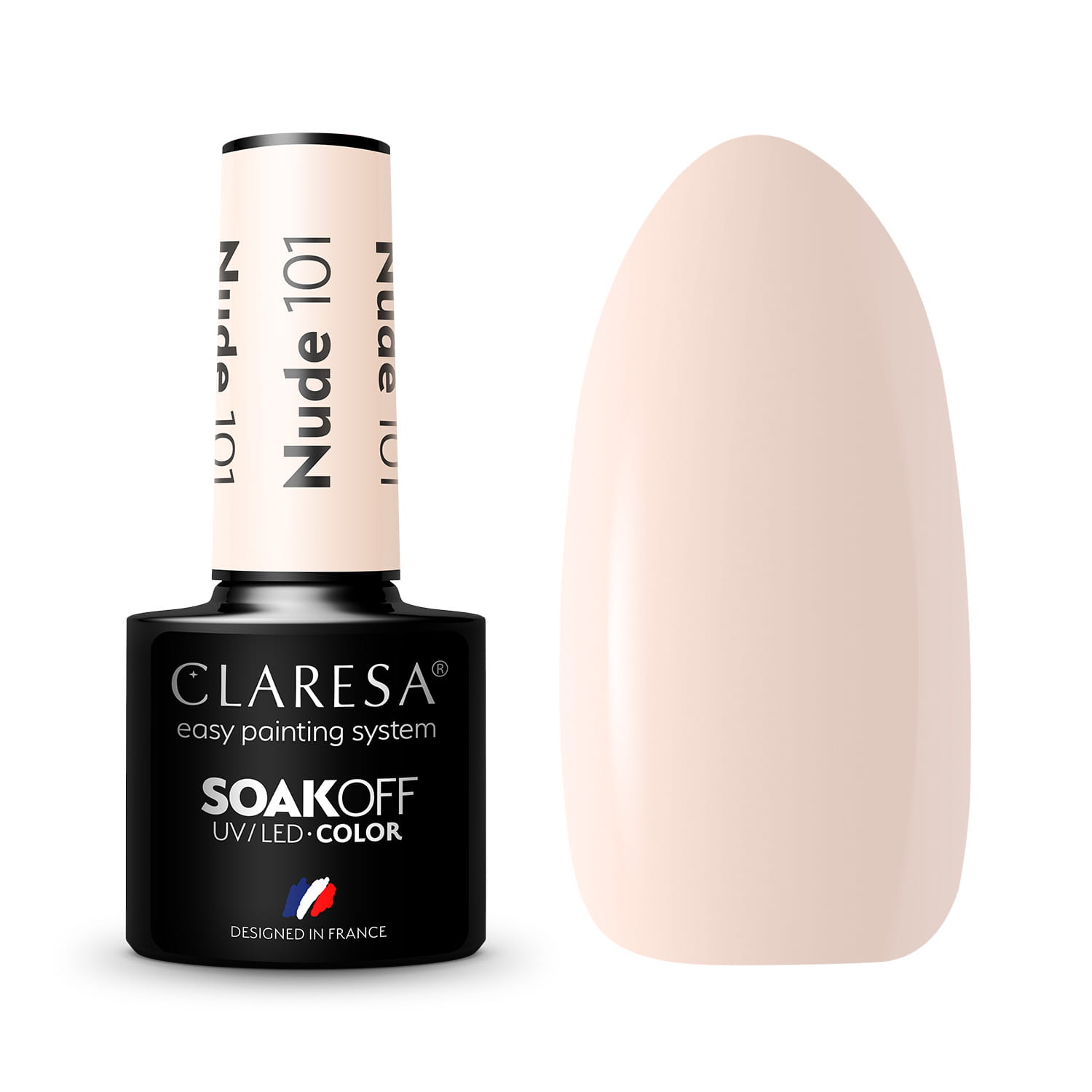 Claresa Nude Hybrid Varnish No. 101, 5 g