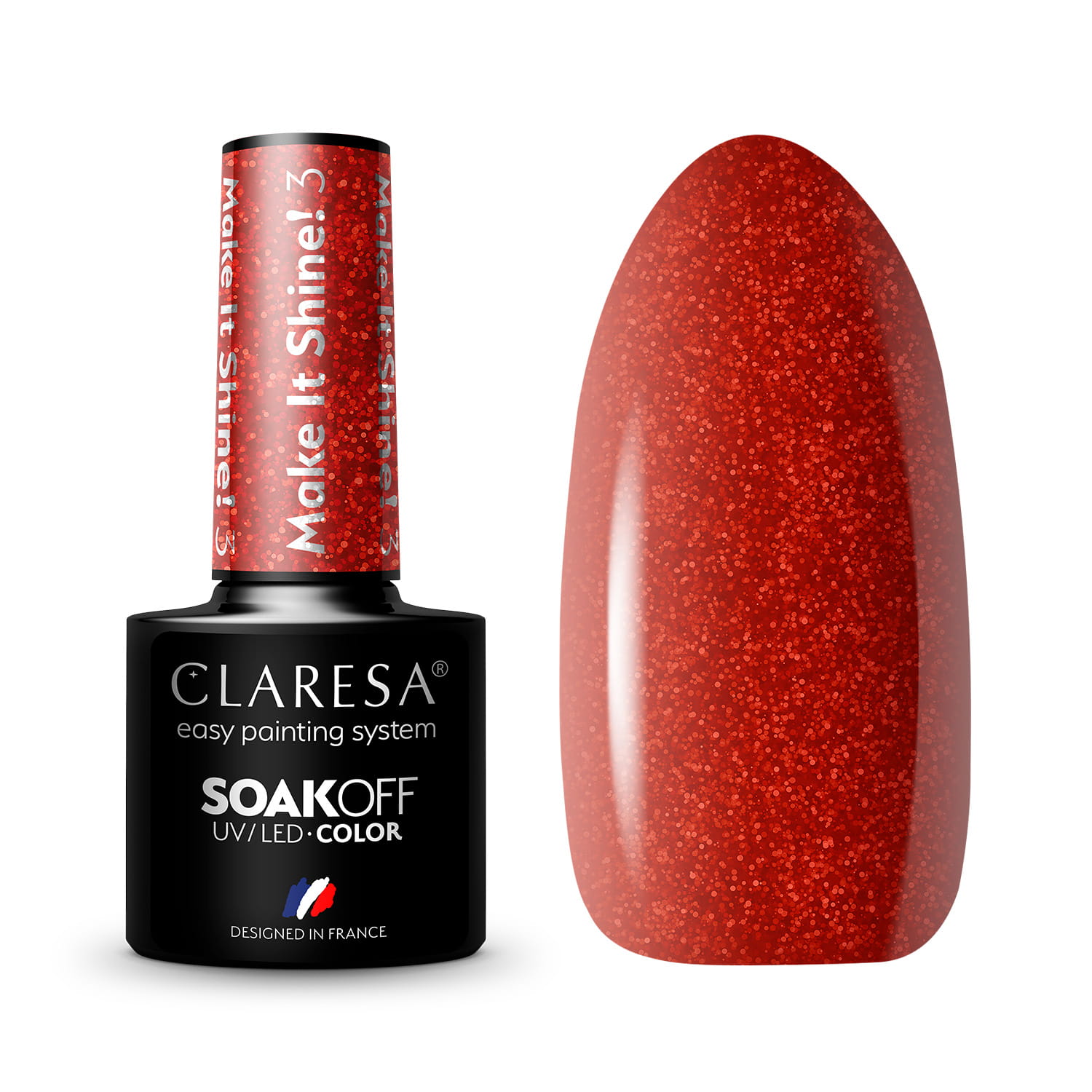 Claresa Make It Shine Hybrid Varnish No. 3, 5 g