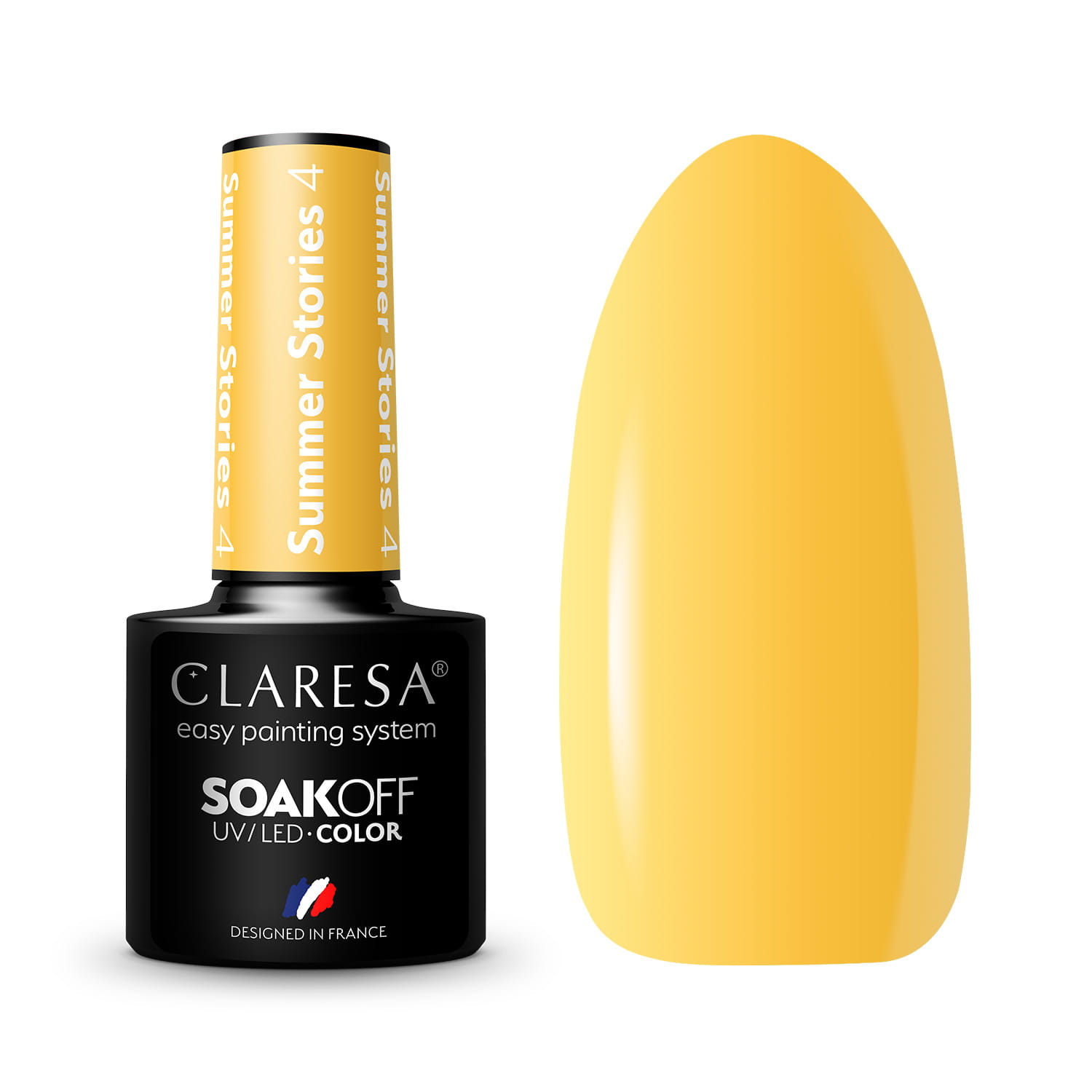 Claresa Summer Stories hybrid varnish no. 4, 5 g