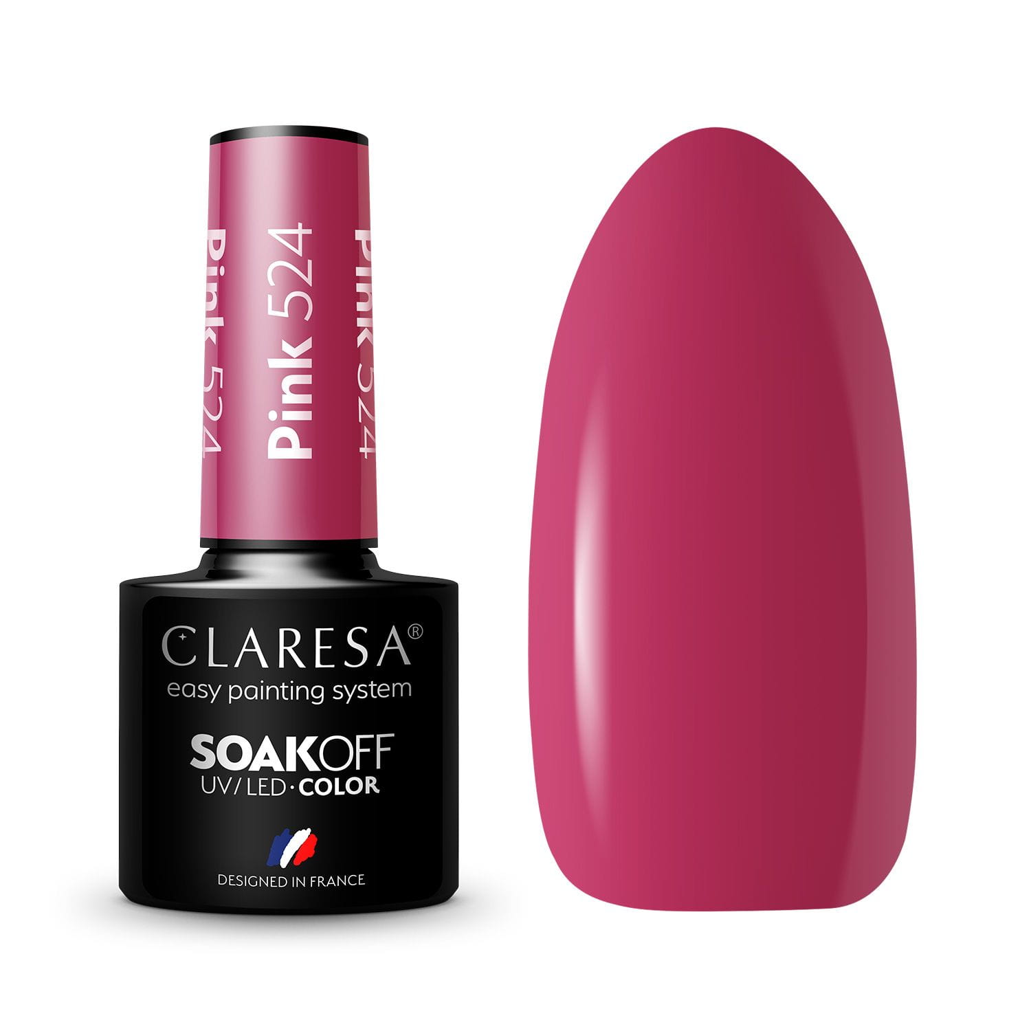 Claresa Pink Hybrid Varnish No. 524, 5 g