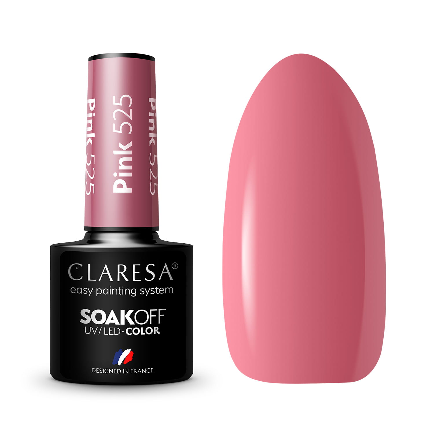 Claresa Pink Hybrid Varnish No. 525, 5 g