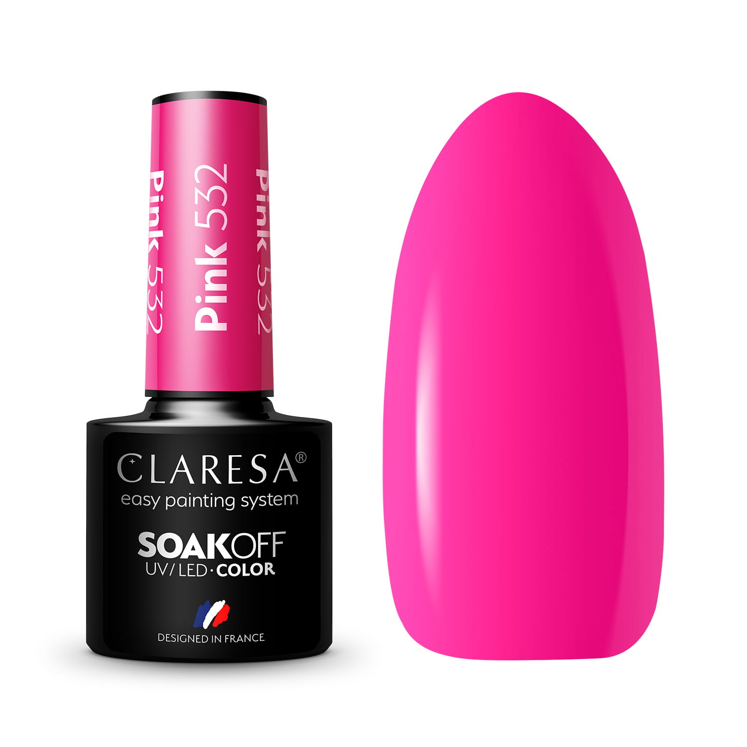 Claresa Pink Hybrid Varnish No. 532, 5 g