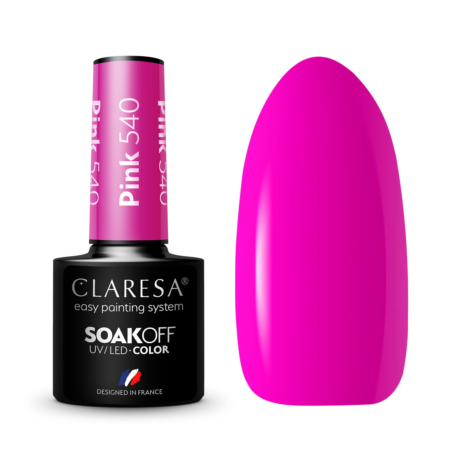 Гибридный лак Claresa Pink № 540, 5 г