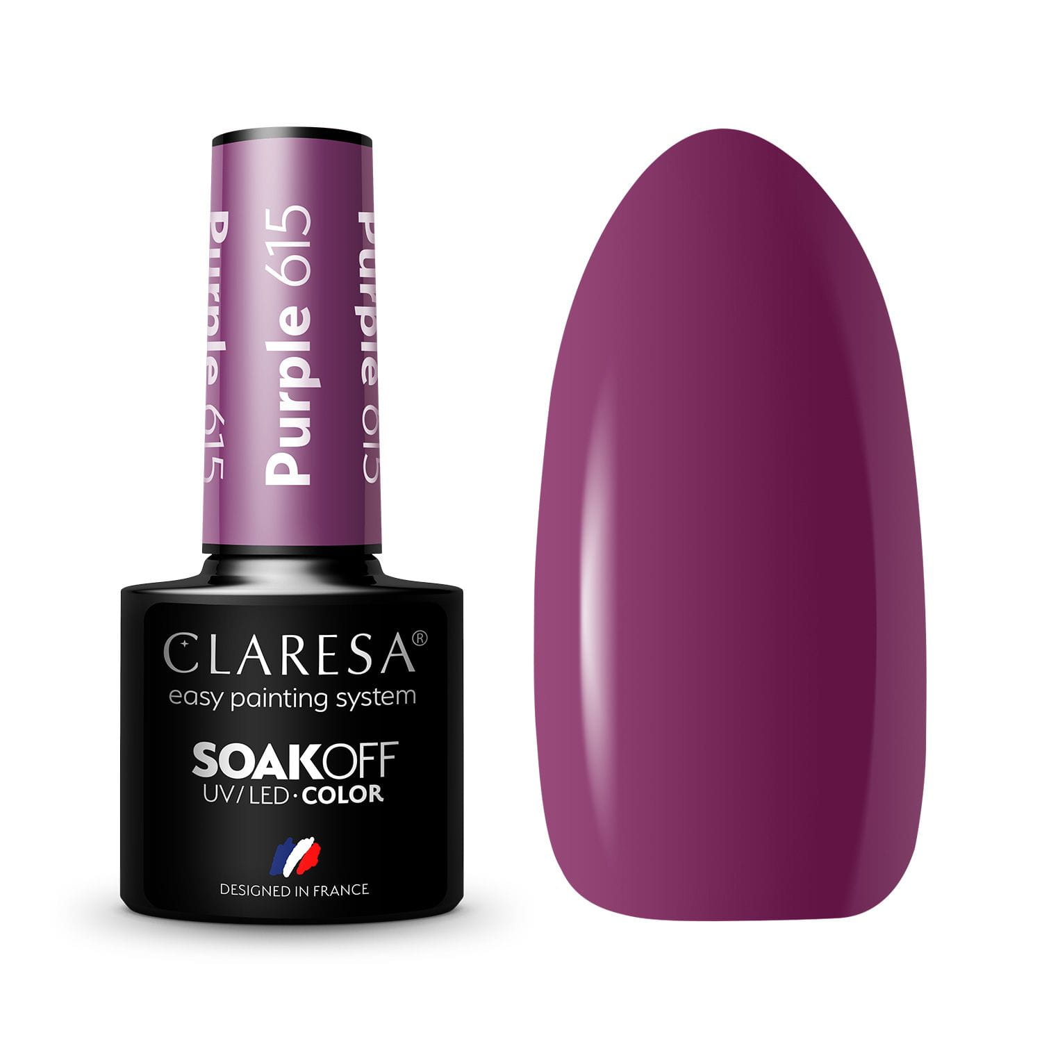 Гель-лак Claresa Purple №615, 5 г