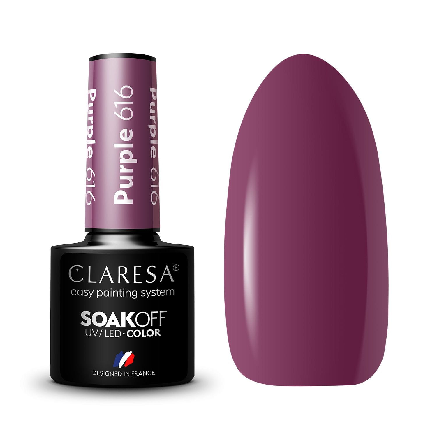 Claresa Purple Hybrid Varnish No. 616, 5 g