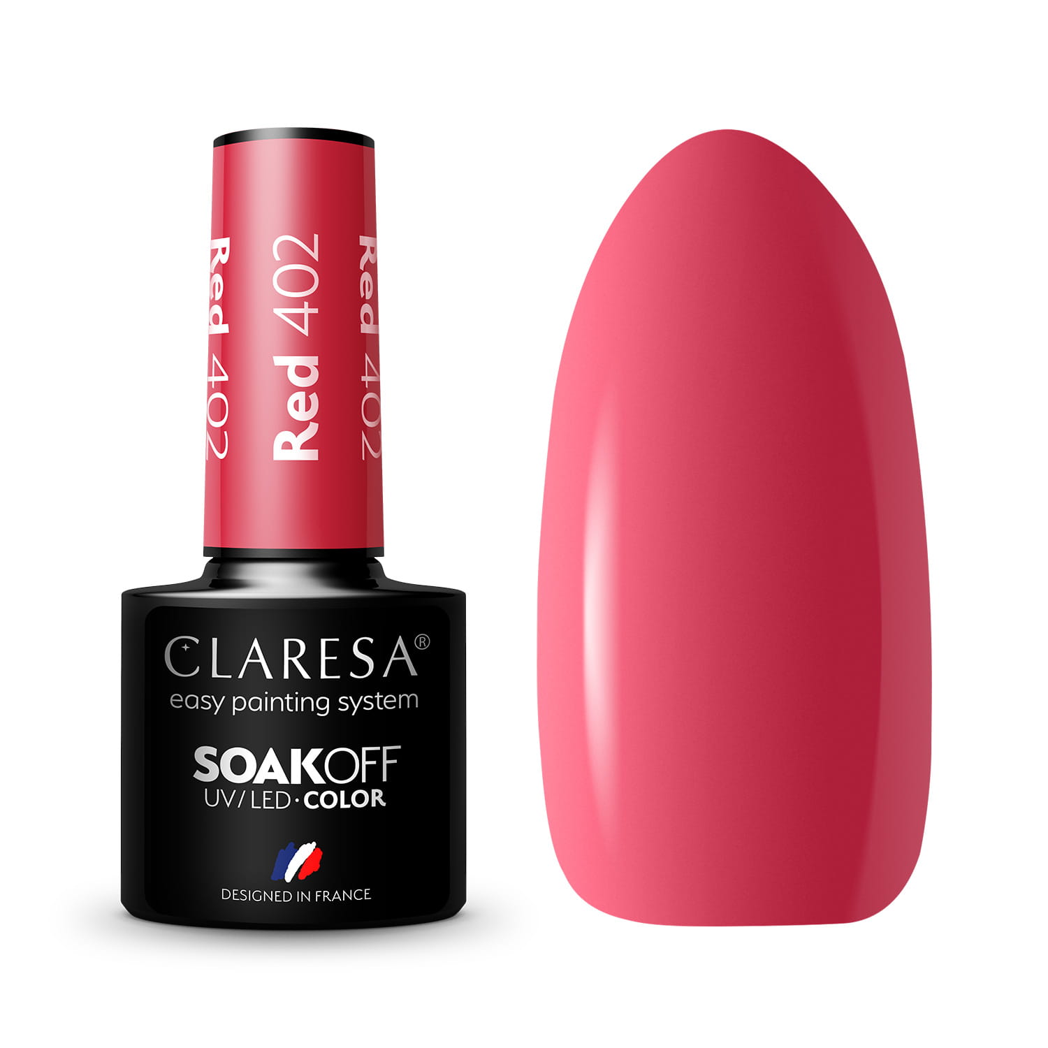 Claresa Red Hybrid Varnish No. 402, 5 g