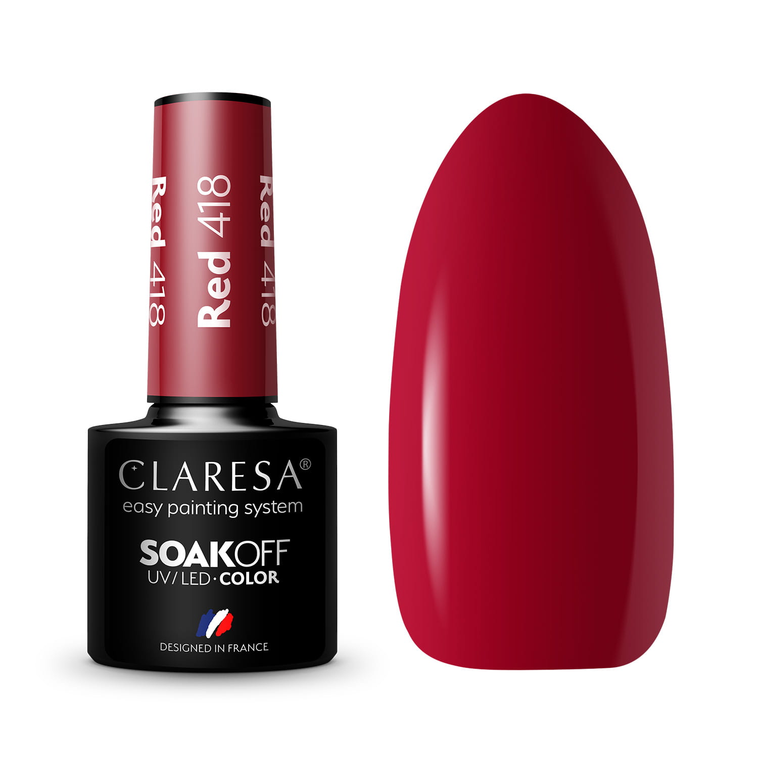 Claresa Red Hybrid Varnish No. 418, 5 g