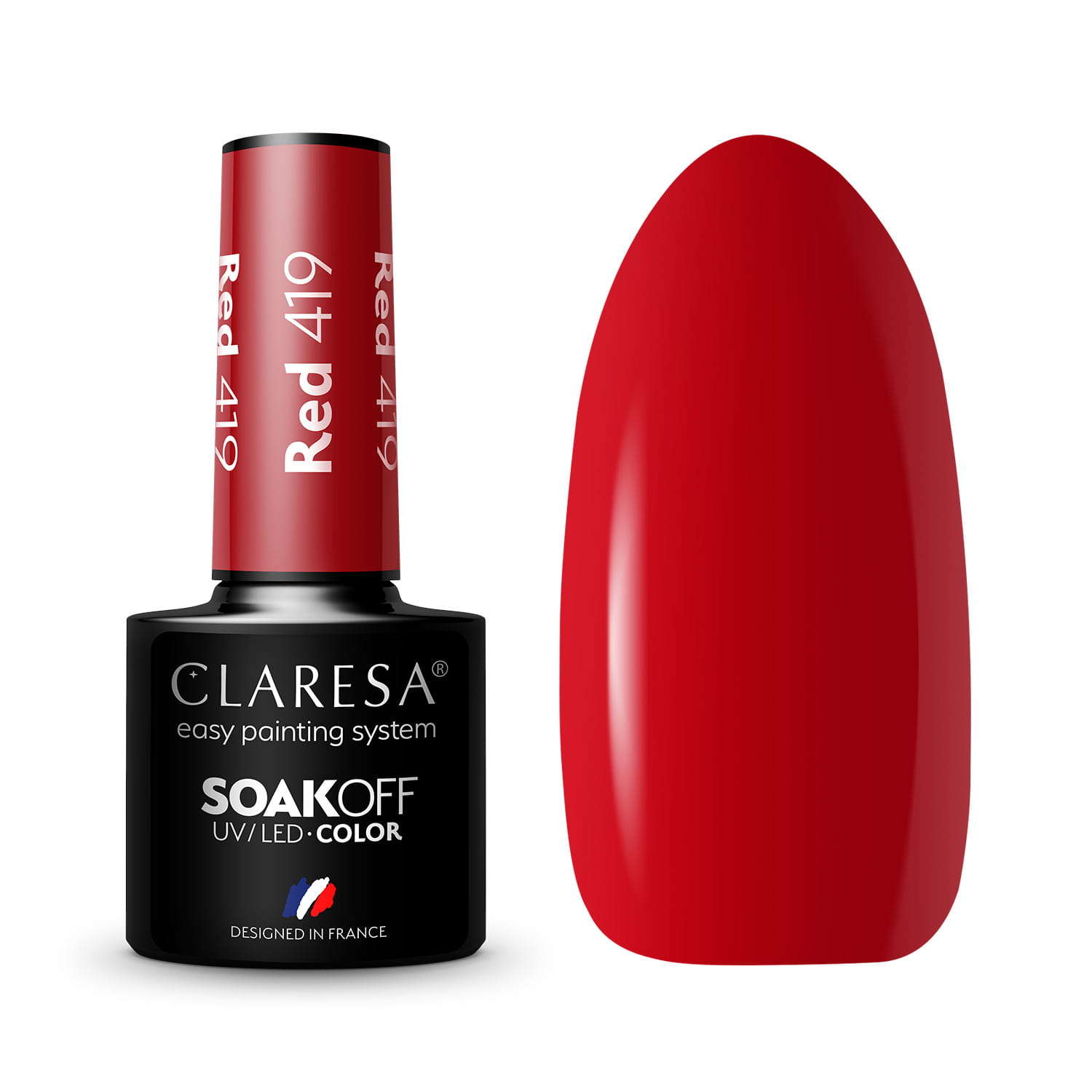 Claresa Red Hybrid Varnish No. 419, 5 g