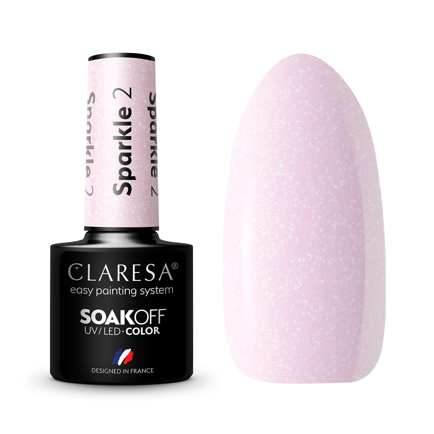 Claresa Sparkle Hybrid Varnish No. 2, 5 g