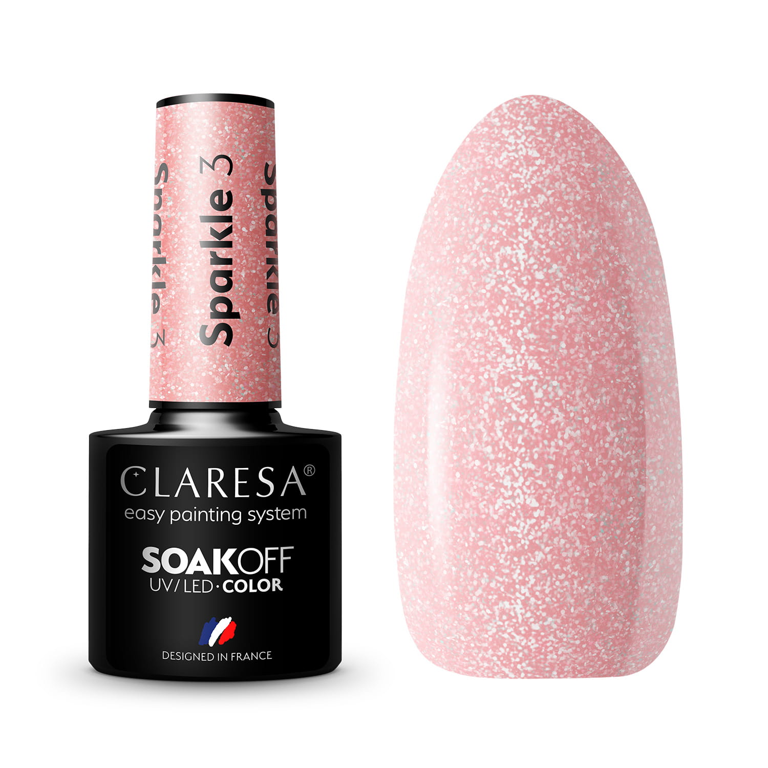 Claresa Sparkle Hybrid Varnish No. 3, 5 g