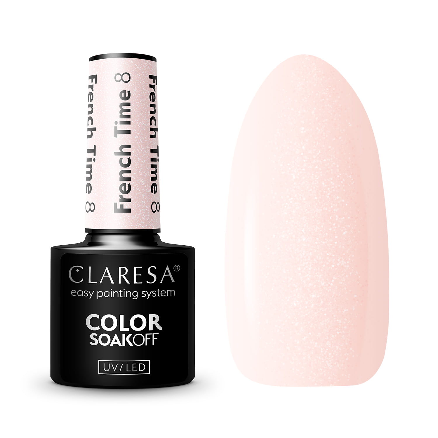 Claresa French Time Hybrid Varnish No. 8, 5 g