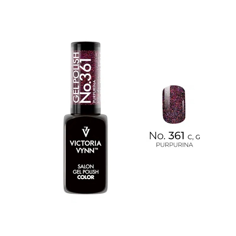 Gel Polish Victoria Vynn 361 Purpurina, 8 ml