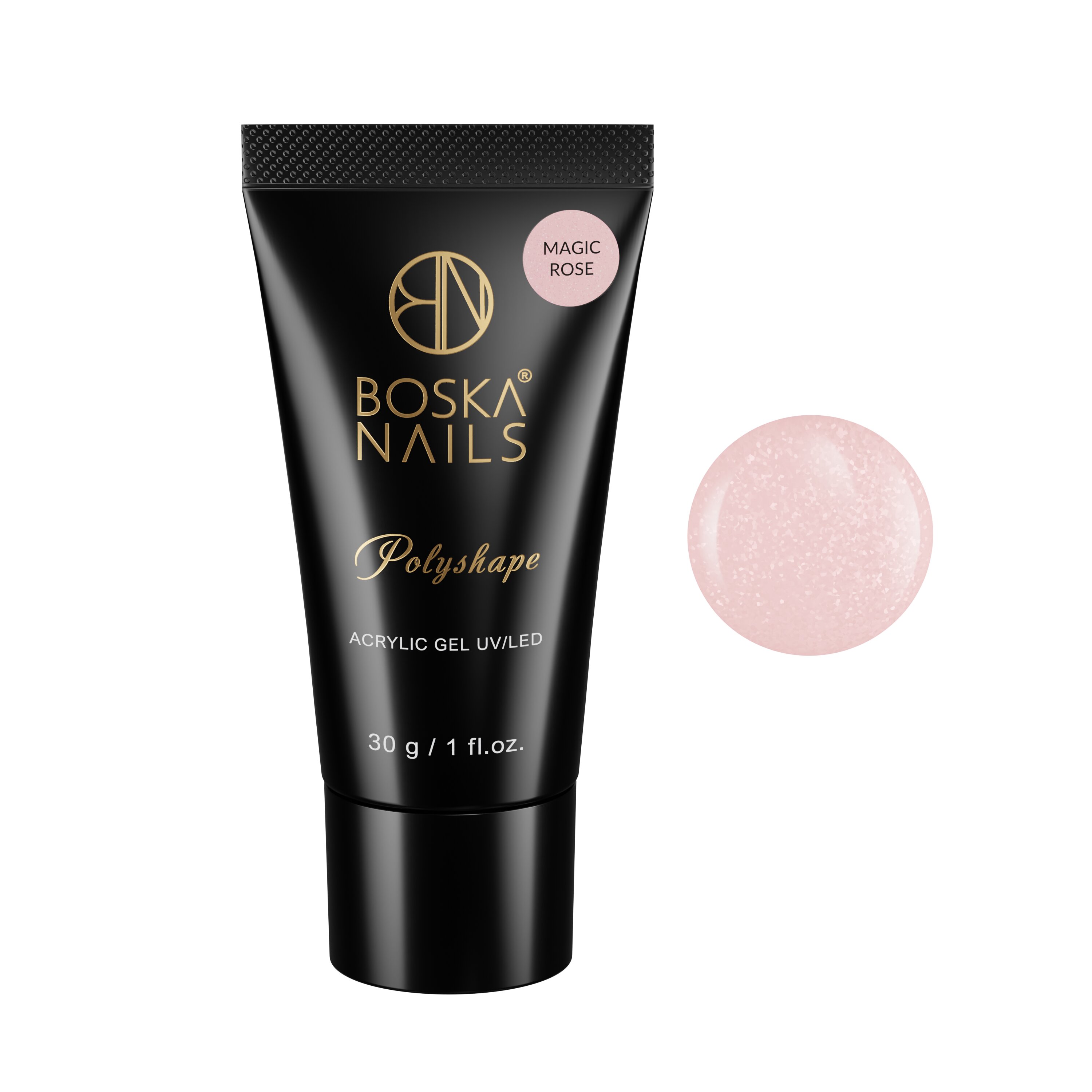 Boska Nails Polyshape Magic Rose Akriilgell, 30 g