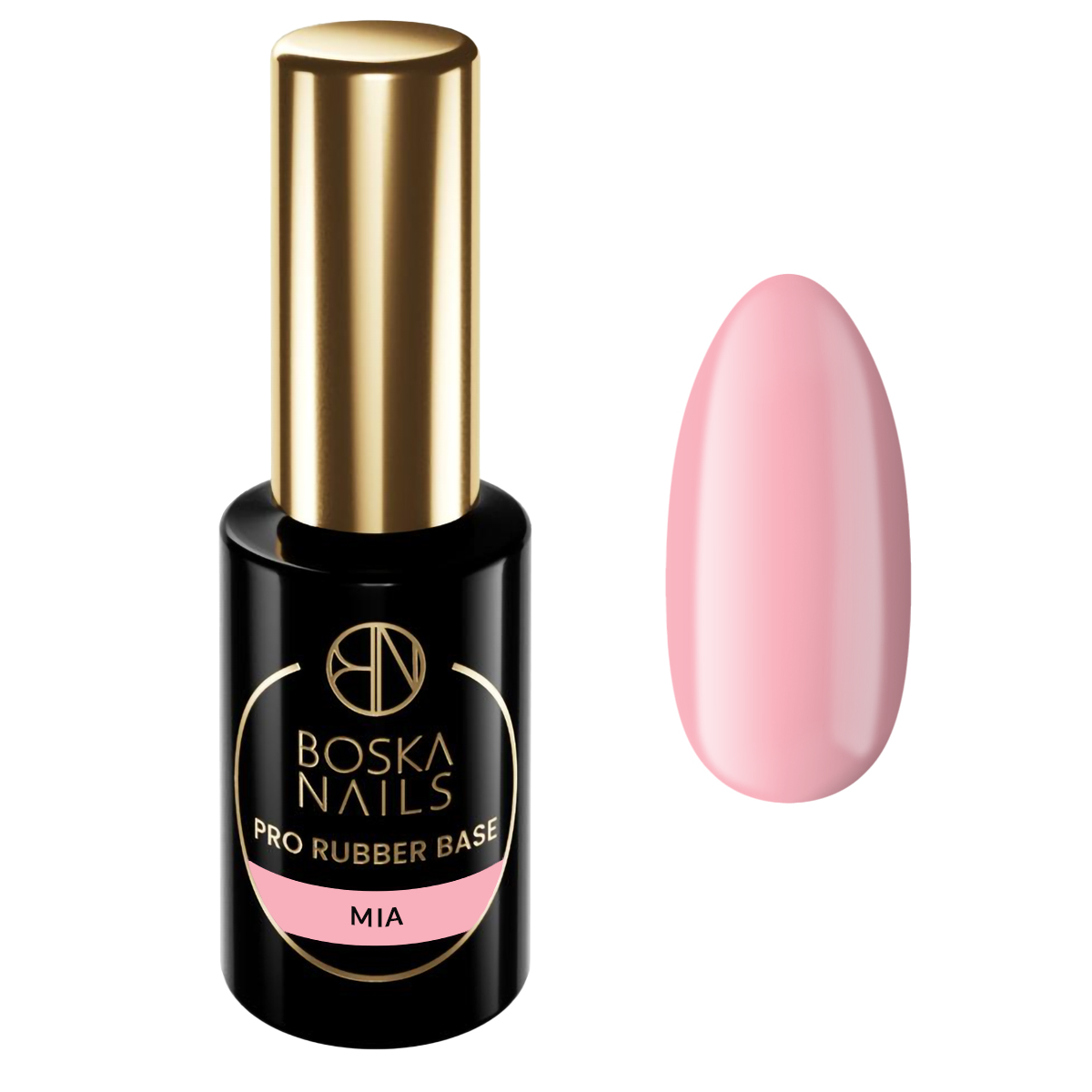 Divine Nails Shine Pro Rubber Base Mia, 10 мл