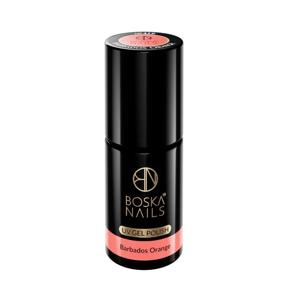 Гибридный лак Divine Nails Barbados Orange № 419, 6 мл