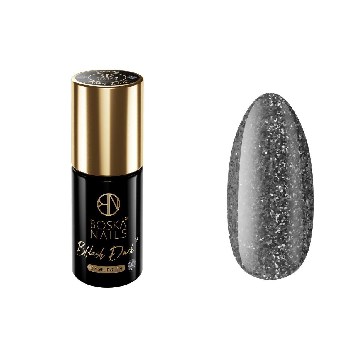 Gēla laka Boska Nails Bflash Dark №375, 6 ml