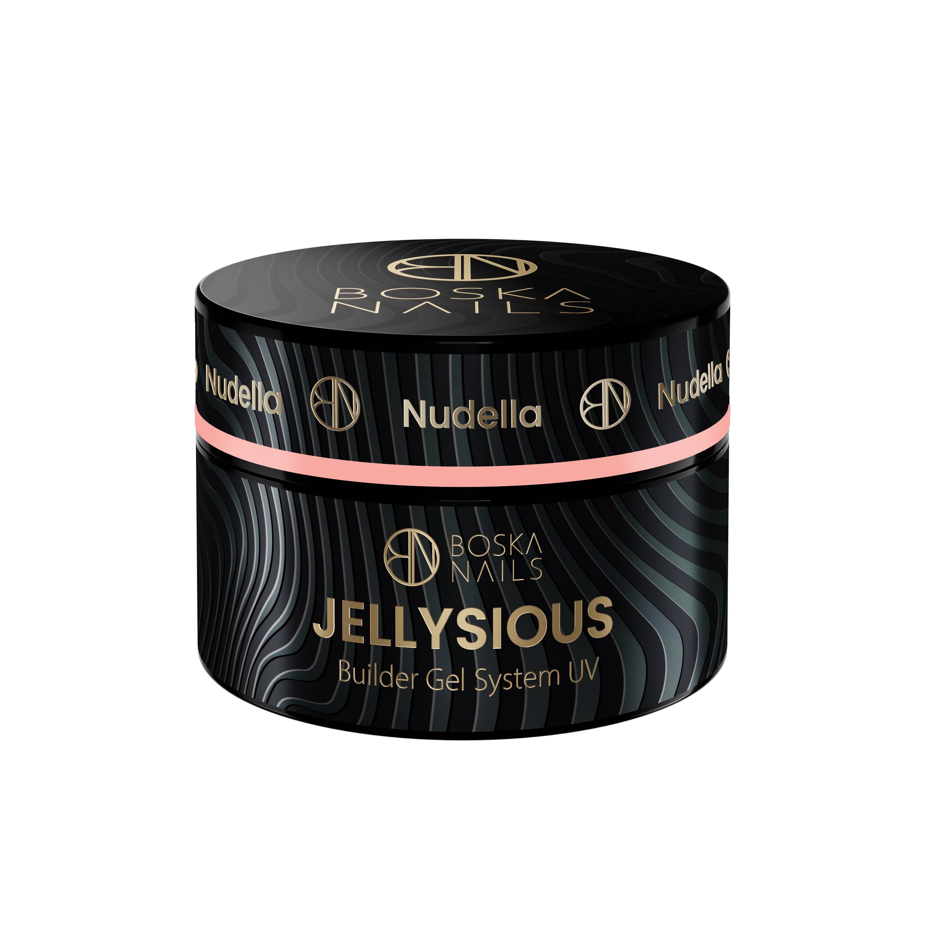 Divine Nails Jellysious Builder Gel UV sistēma Nudella, 15 ml