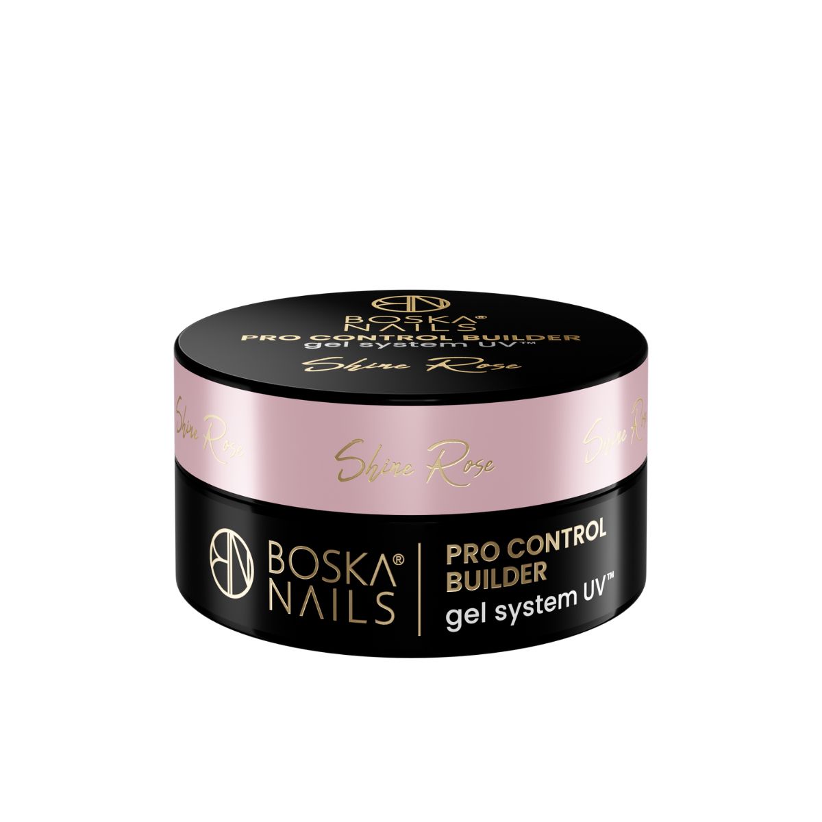 Żel budujący Boska Nails Pro Control Bulder Gel System UV Shine Rose, 30 ml