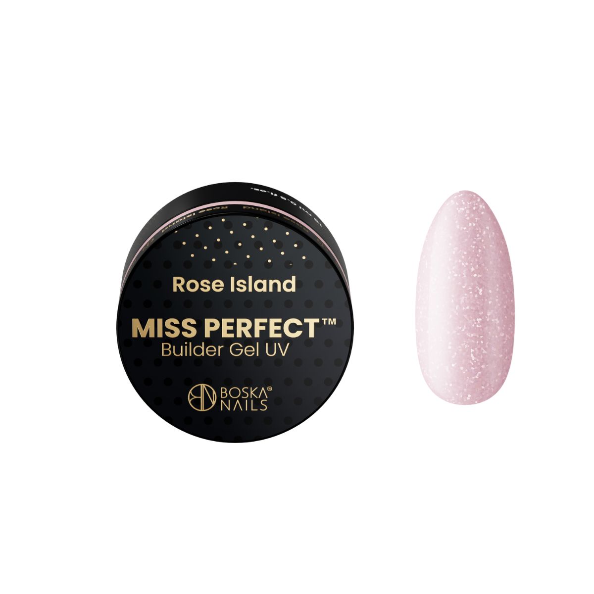 Boska Nails Miss Perfect Rose Island Builder Gel, 50 ml