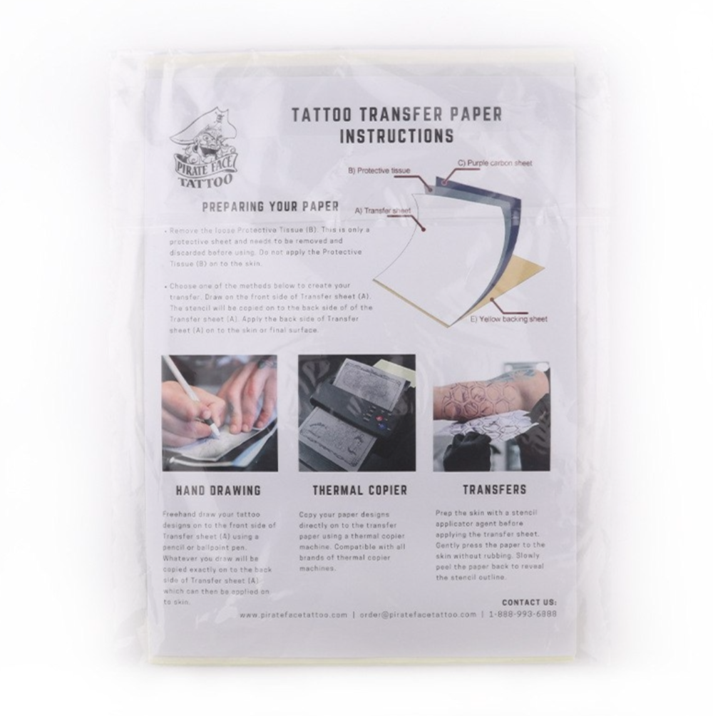 Transfer paper for thermal printer (10 pcs/op.)