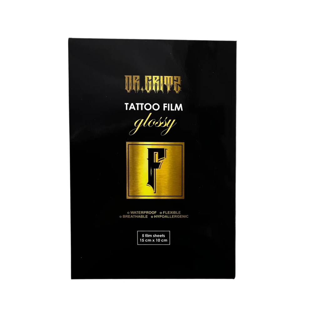 Пленка для заживления тату Dr.Gritz Tattoo Film (5 шт по 10х15см), глянцевая