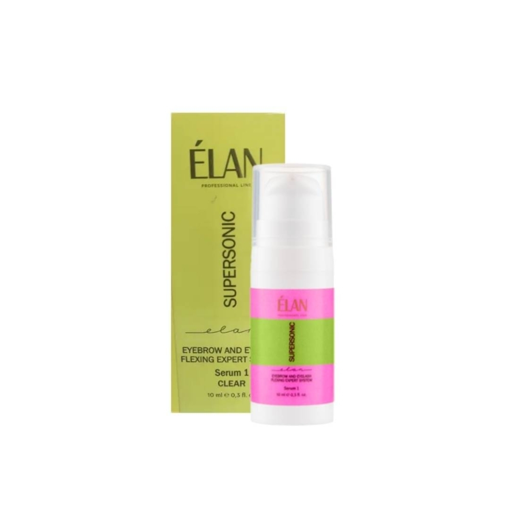 Antakių ir blakstienų lankstumo didinimo ekspertė Elan Supersonic Serum 1 (skaidrus) 2.0, 10 ml