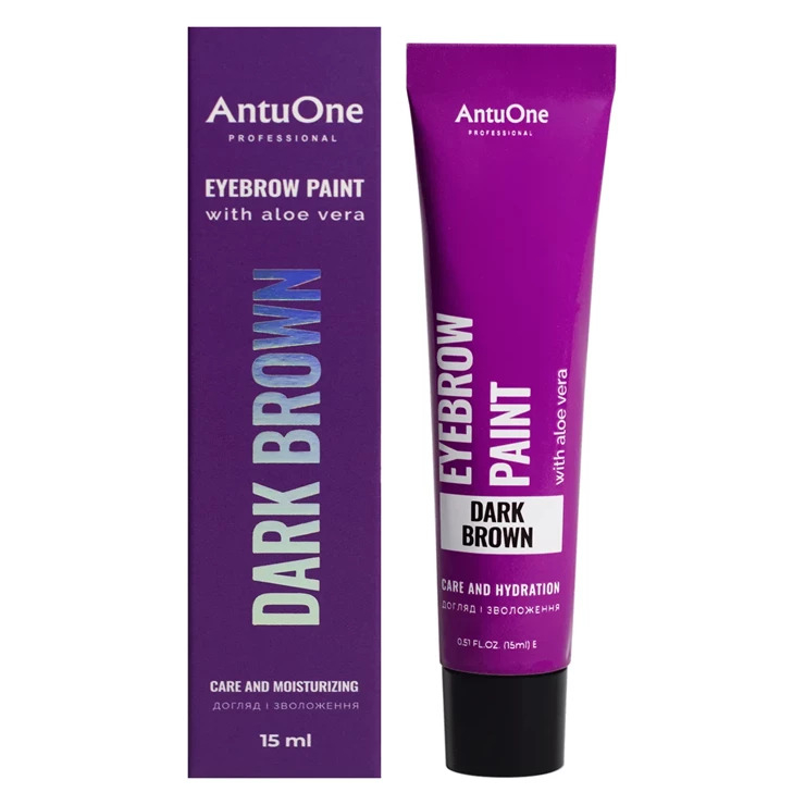 Augenbrauenfärbemittel AntuOne Dark Brown, 15 ml