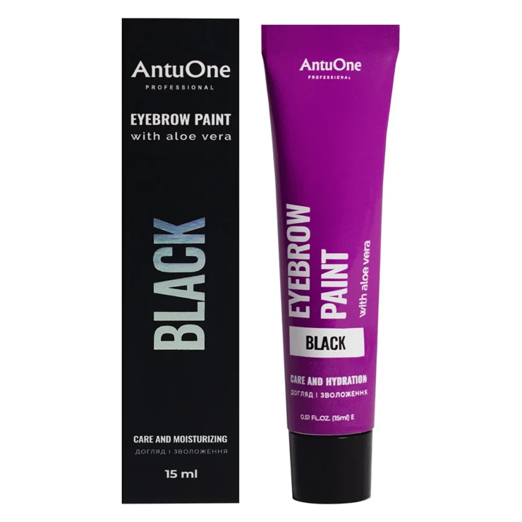 AntuOne Black eyebrow tint, 15 ml