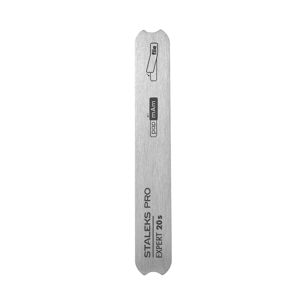 Metal straight file (base) Staleks EXPERT 20s (130 mm)