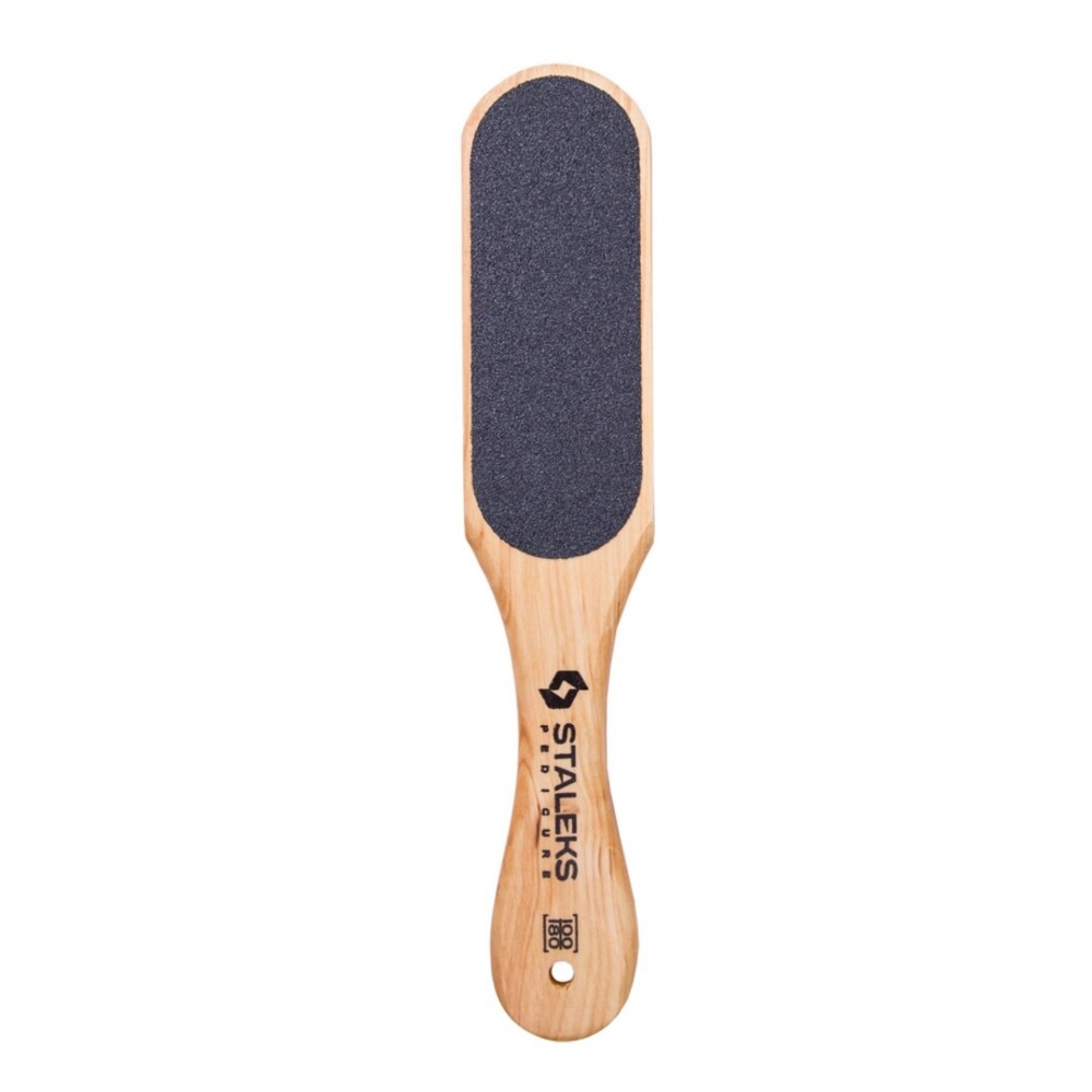 Wooden heel file Staleks PRO BEAUTY&amp;CARE 10 TYPE 1 100/180 grit