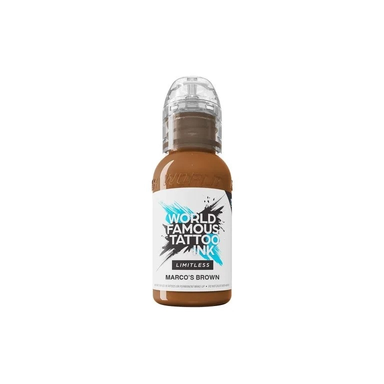 World Famous Marco&#039;s Brown Tattoo Ink, 30 ml