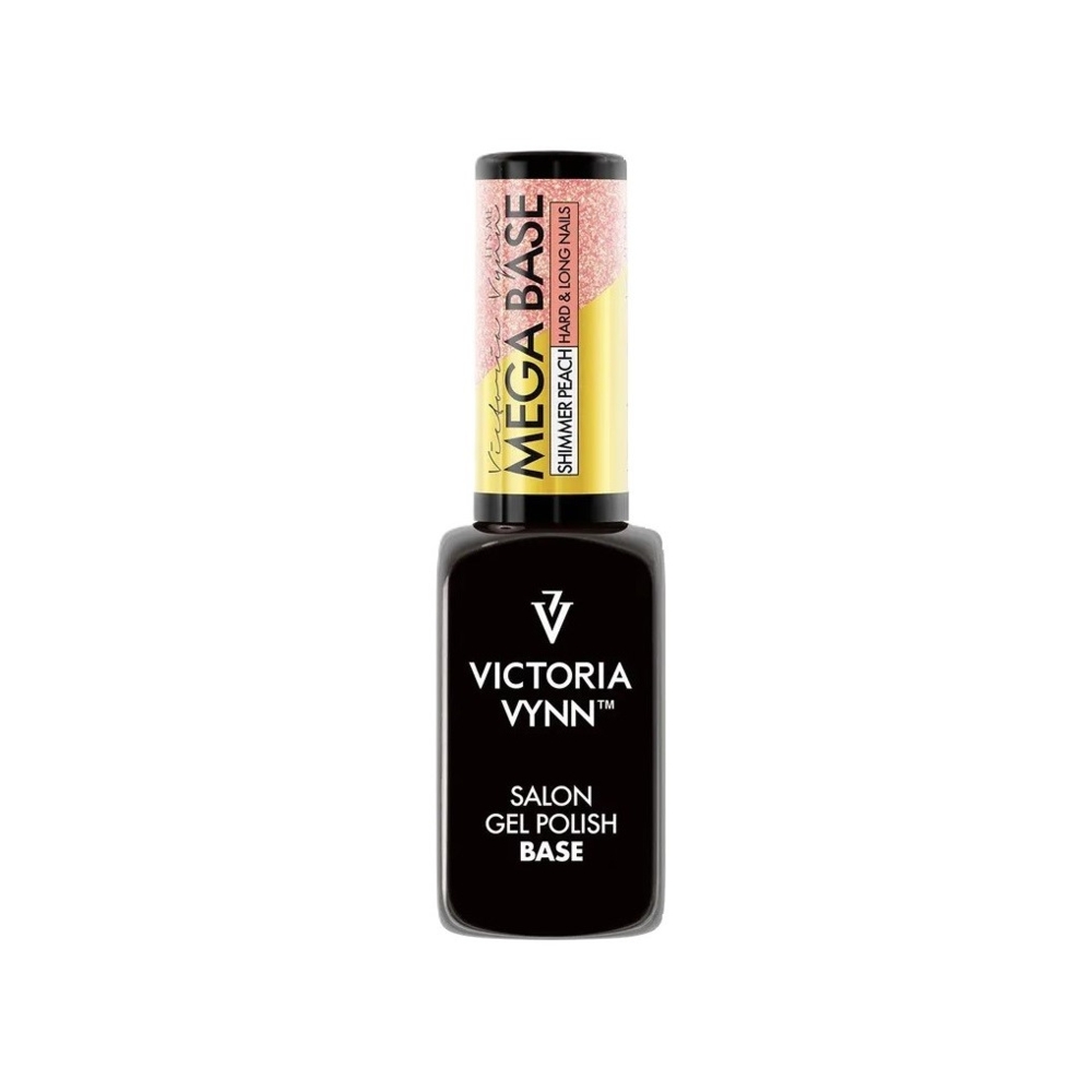 Baza hybrydowa budująca Victoria Vynn Mega Base Shimmer Peachpuff, 8 ml