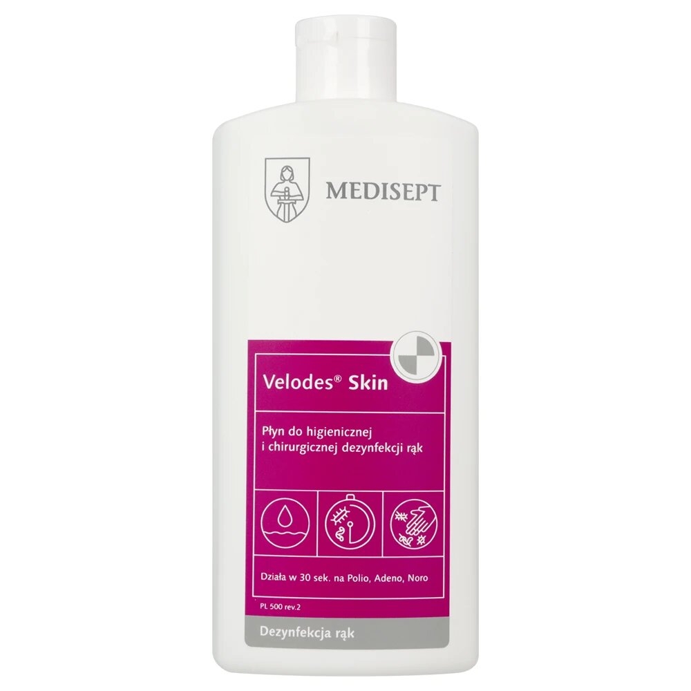 Flüssigkeit zur Hautdesinfektion und hygienischen und chirurgischen Händedesinfektion Medisept Velodes Skin, 500 ml