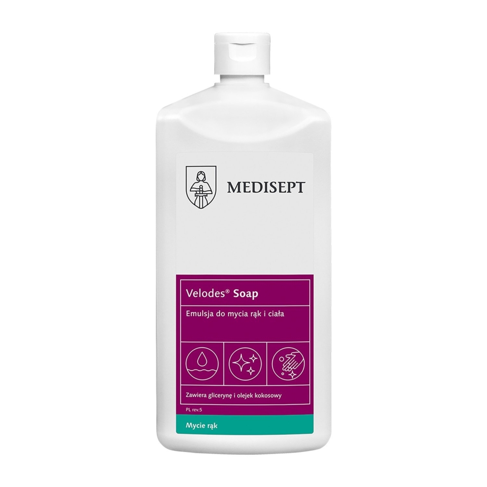 Medisept Velodes Seife Hand- und Körperwaschemulsion, 500 ml