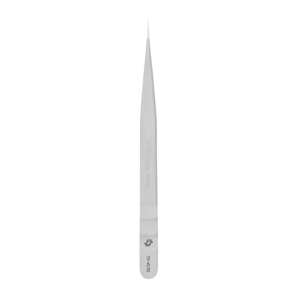 Professional eyelash tweezers STALEKS EXPERT 40 TYPE 10 (straight)