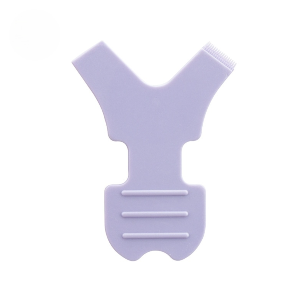 Combs applicator for eyelash lifting and lamination, purple