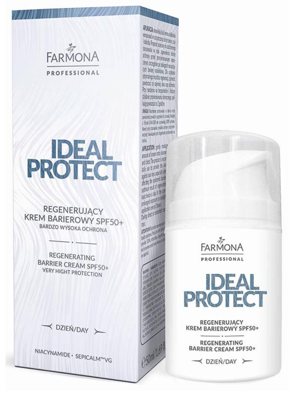 Крем барьерный регенерирующий Farmona Ideal Protect SPF50+, 50 мл