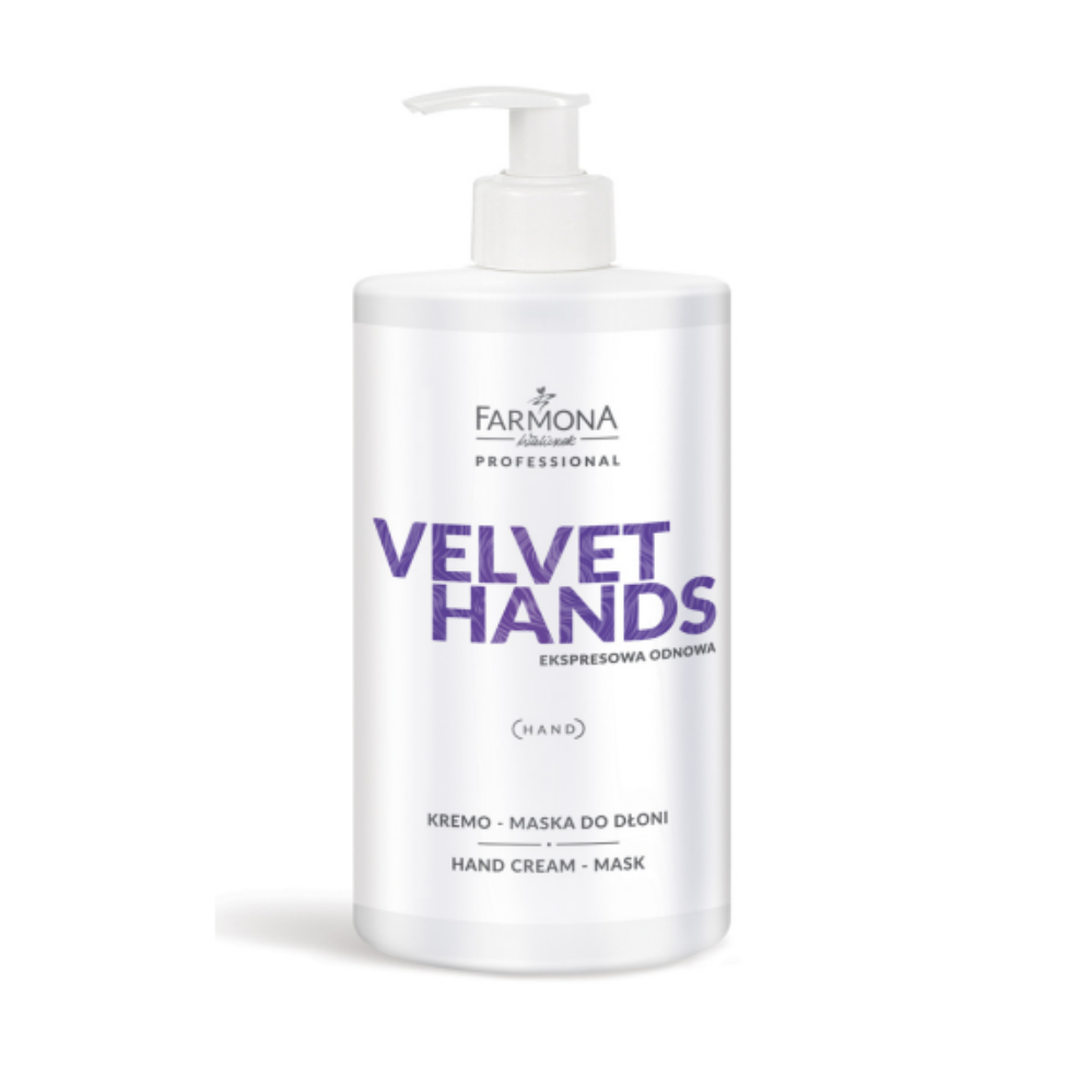 Maska kremowa do dłoni Farmona Velvet Hands, 500 ml