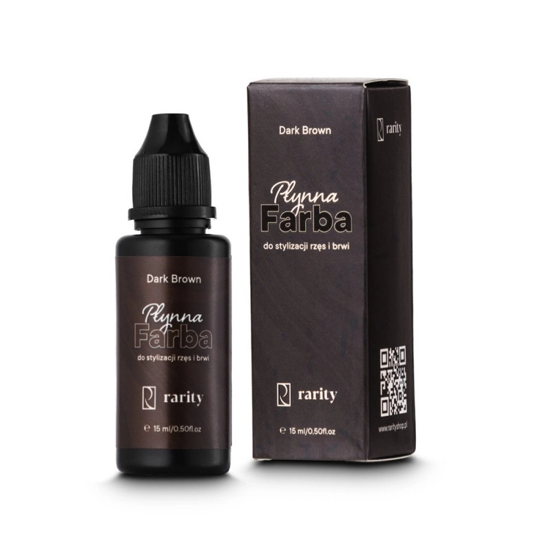 Farba do brwi i rzęs Rarity 15 ml, dark brown