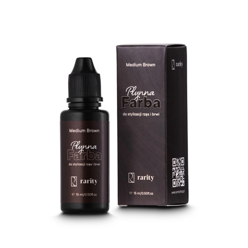 Rarity Augenbrauen- und Wimpernfarbe 15 ml, mittelbraun