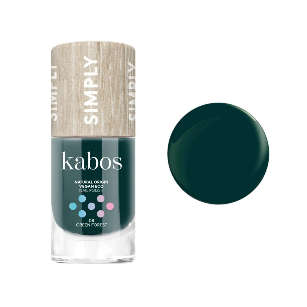 Lakier hybrydowy Kabos Simply Green Forest nr 08, 10 ml