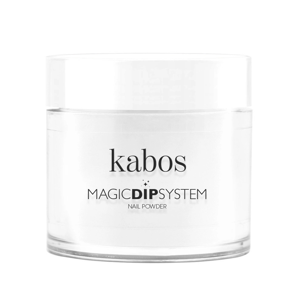 Proszek do manicure tytanowego Kabos Magic Dip System nr 02 White French, 20 g