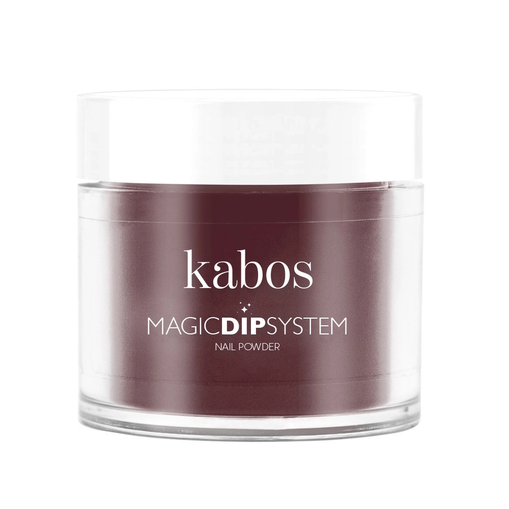 Kabos Magic Dip System Titan Maniküre-Puder Nr. 35 Burgundy Dot, 20 g