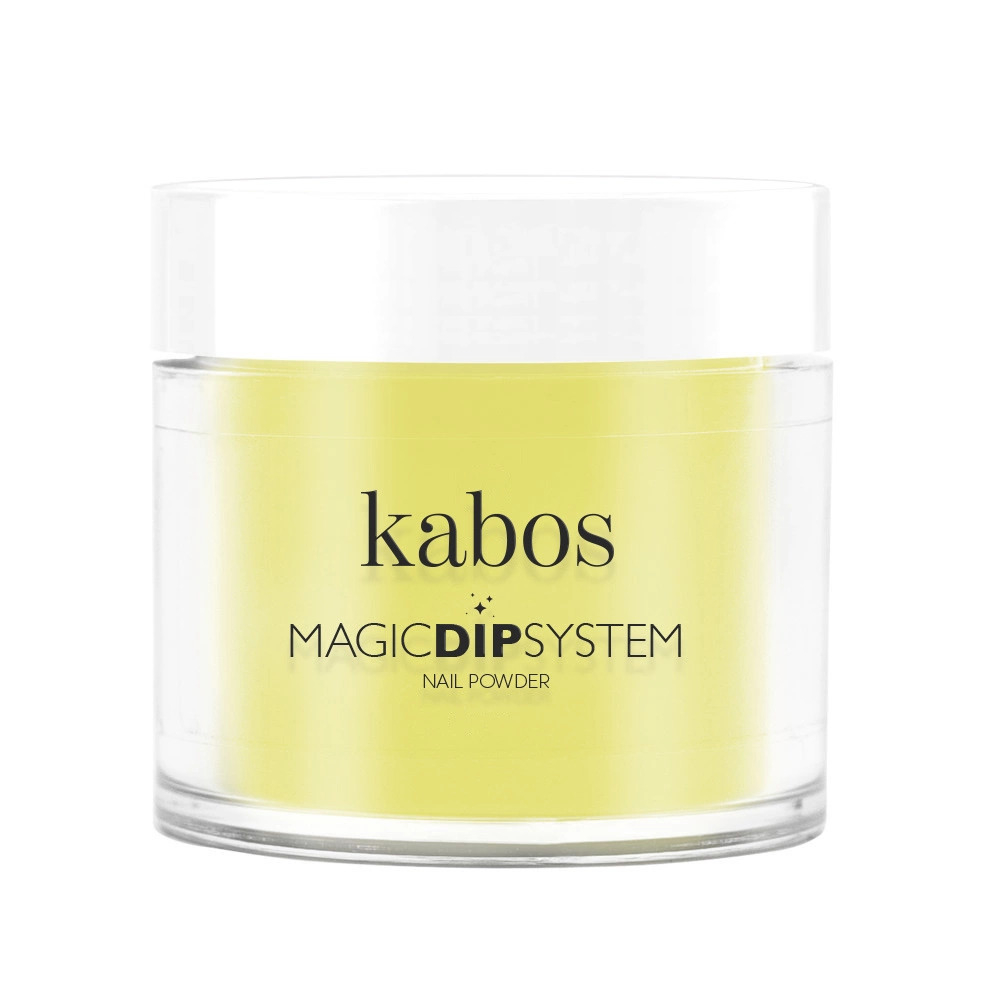 Proszek do manicure tytanowego Kabos Magic Dip System nr 40 Yellow Lemon, 20 g