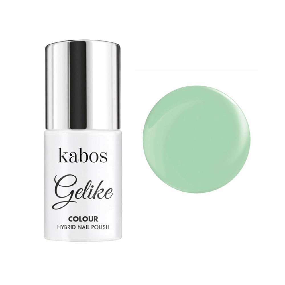 Гель-лак гібридний Kabos Gelike colour Milky Kiwi, 5 мл 