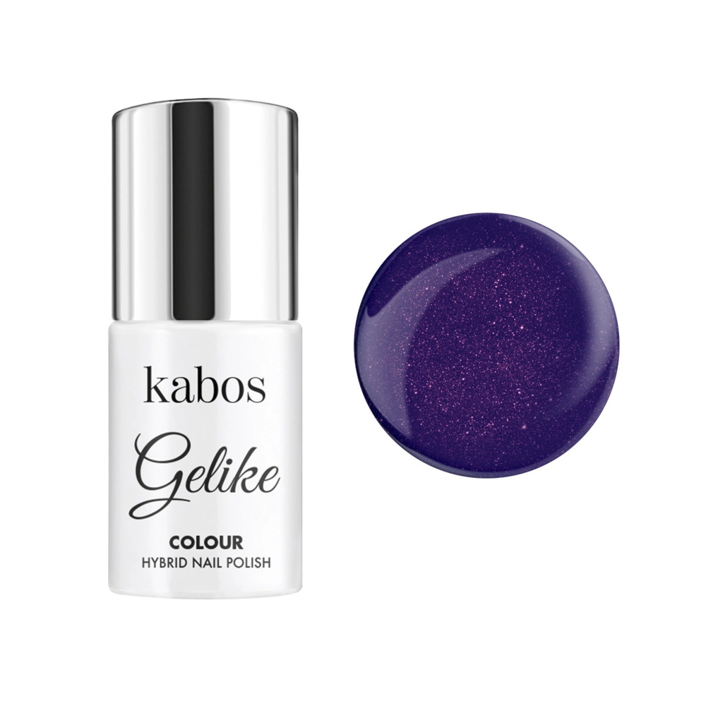 Гель-лак гібридний Kabos Gelike colour Aubergine, 5 мл 