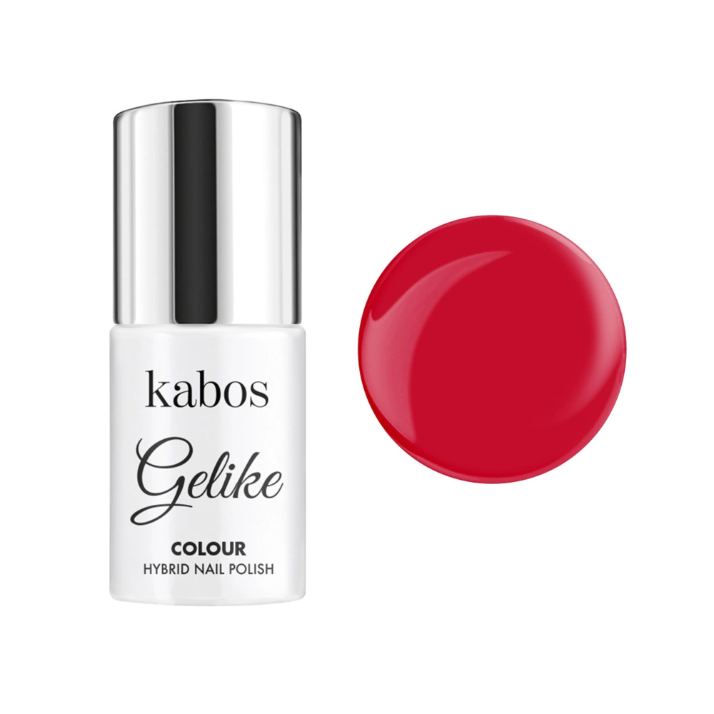 Lakier hybrydowy Kabos Gelike colour Raspberry, 5 ml