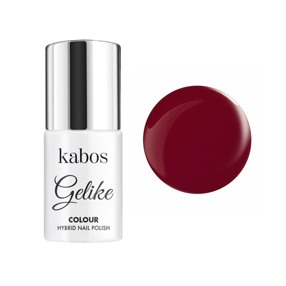 Гель-лак гібридний Kabos Gelike colour Electric Red, 5 мл 